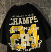 Trendy Coffee Colored Relaxed Fit Tee - 19bay